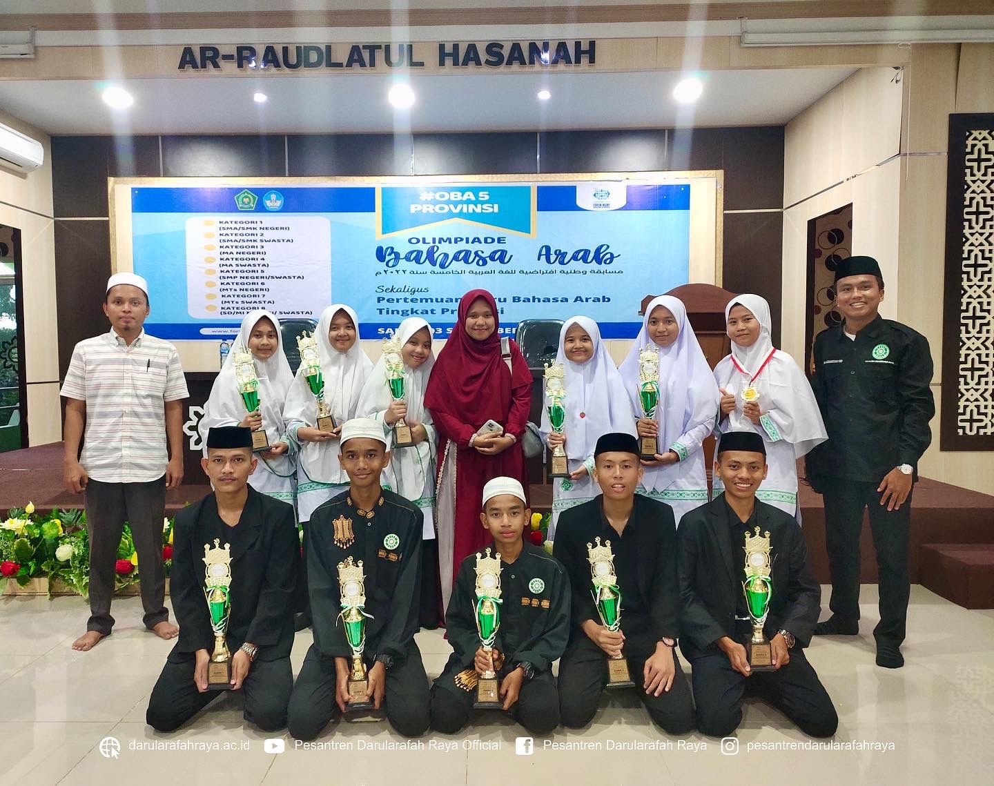 Santri & Dyah Darul Arafah Juara Olimliade Bahasa Arab Se-SUMUT