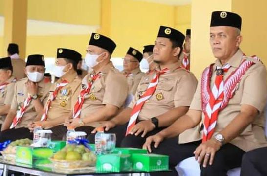Bupati Labuhanbatu Terima Penghargaan Gerakan Pramuka Tahun 2022