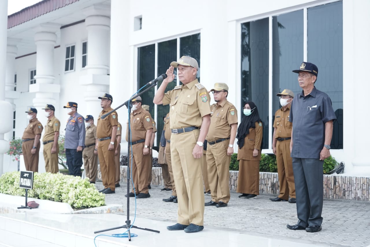 Bupati Asahan Pimpin Apel Gabungan Bulan September 2022