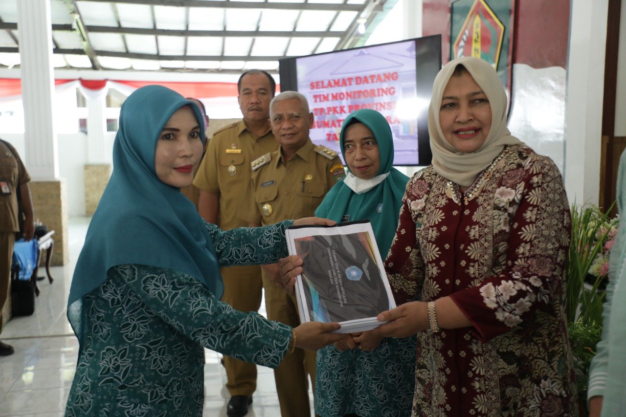 TP PKK Kabupaten Asahan dan Pemkab Asahan Sambut Tim Monitoring TP PKK Provsu