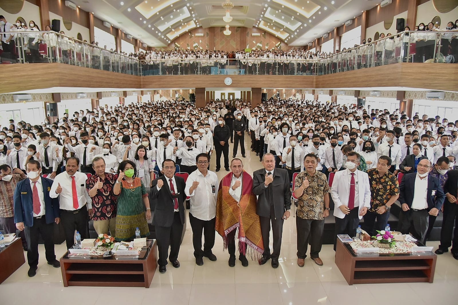 Edy Rahmayadi Motivasi Mahasiswa Baru di Universitas Nomensen