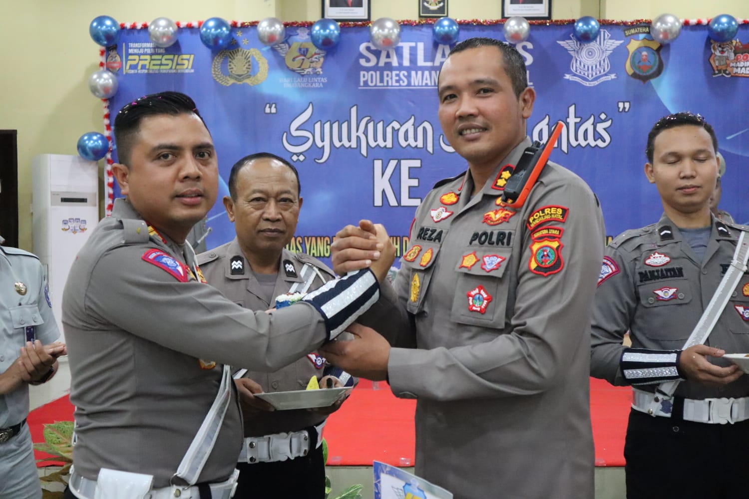 Kapolres Madina Hadiri Syukuran HUT Polisi Lalu Lintas ke 67 Tahun 2022