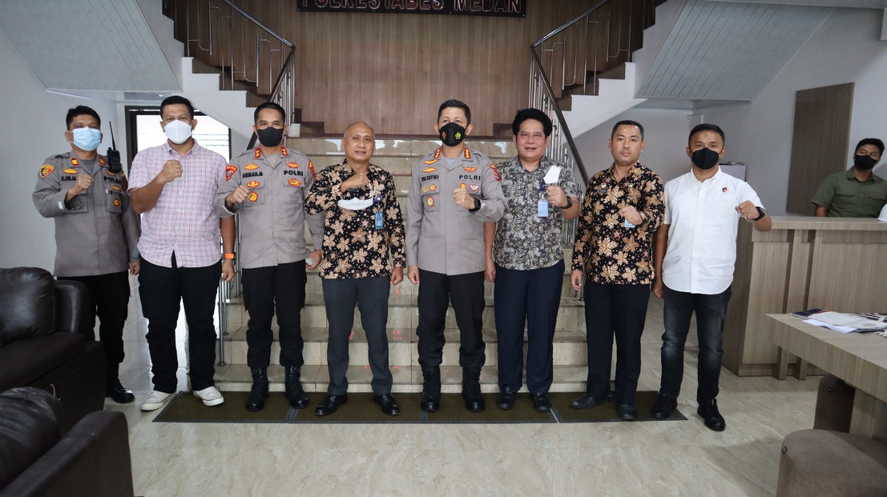 Kapolrestabes Medan Terima Kunjungan Silaturahmi Kepala Imigrasi Polonia