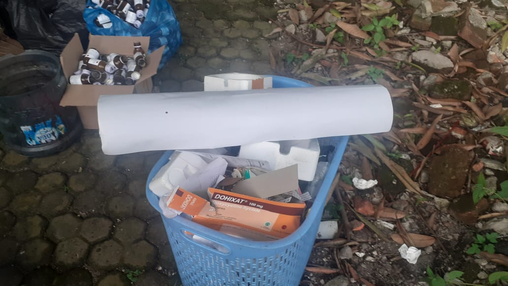 Dampak Pembakaran Kotak Obat Dari Apotik Kimia Farma, Bau Menyengat Juga Terasa di Kantor Walikota P.Sidempuan