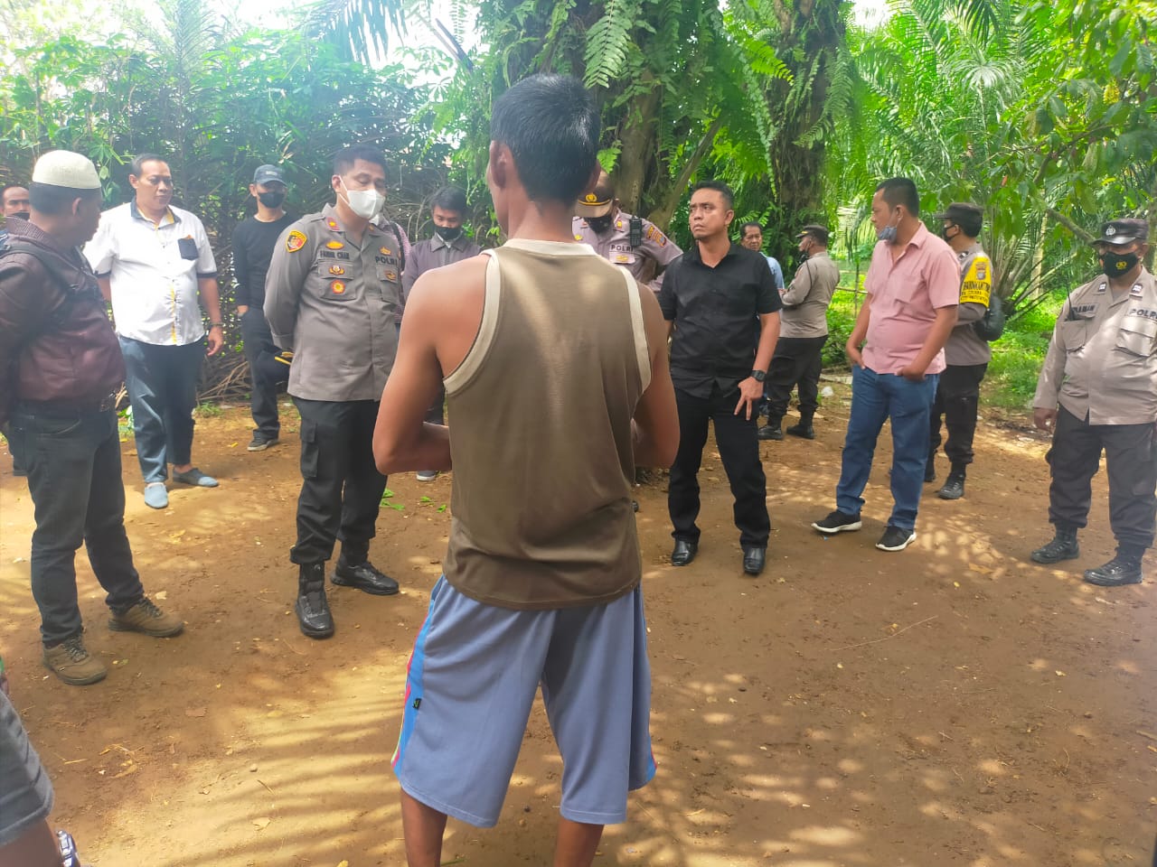 Polsek Patumbak Bersama 3 Pilar Gerebek Lokasi Perjudian, Ini Pesan Kompol Faidir