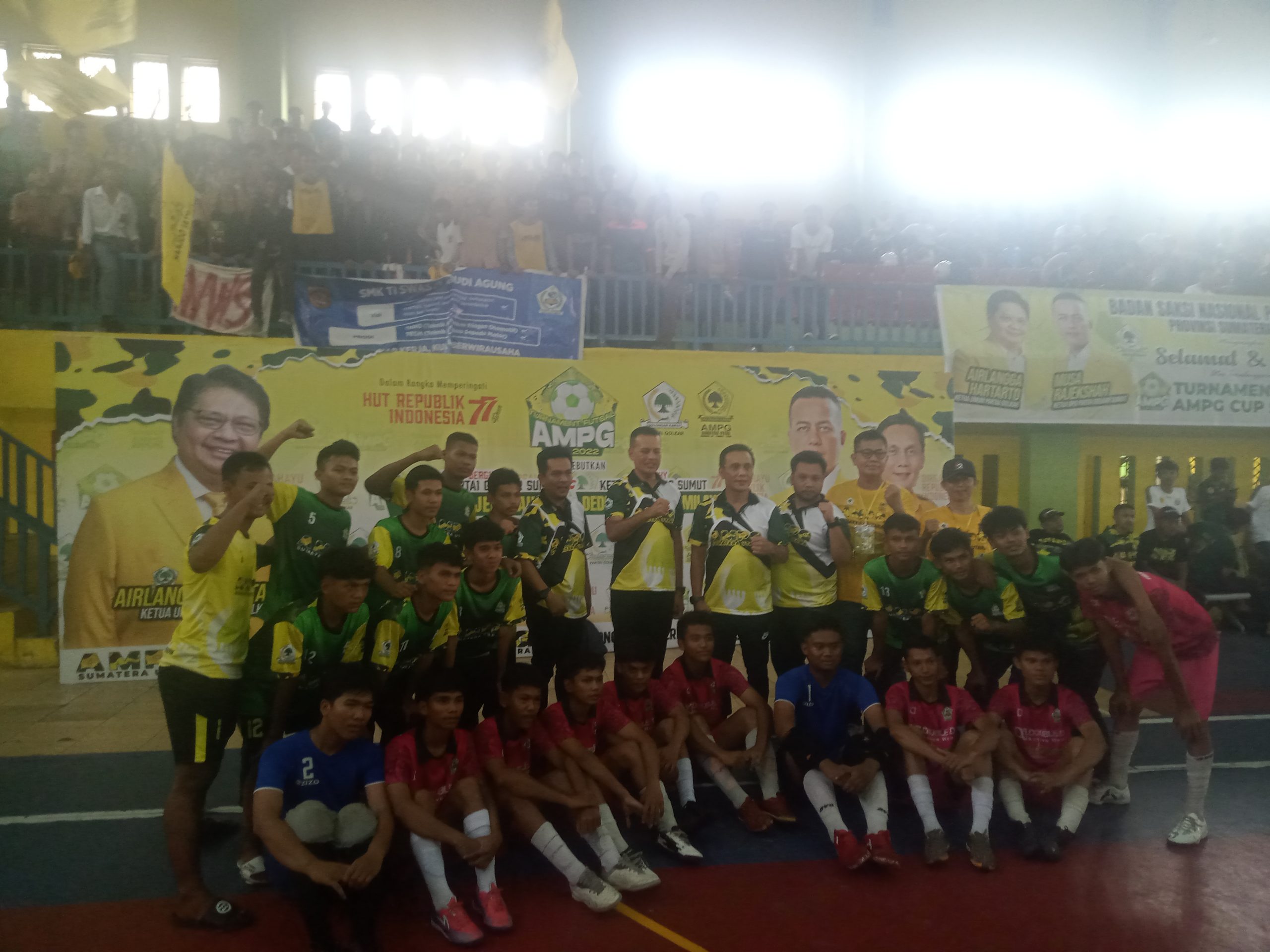 Ketua Golkar Sumut Ijek Buka Turnamen Futsal AMPG Cup 2022, ini Katanya