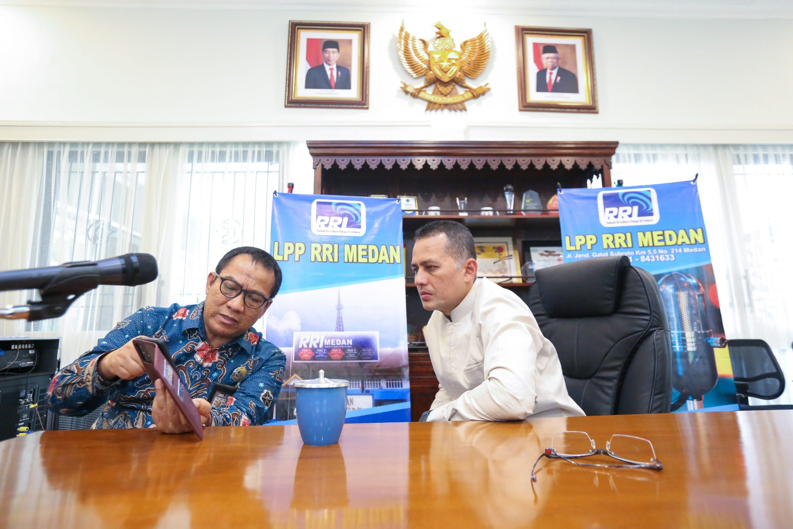 HUT RRI ke 77 Tahun, Wagub Musa Rajekshah Jadi Pembaca Berita