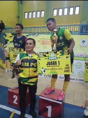 Tim Futsal AMPG Deli Serdang U-21 Rebut Piala Ketua DPD Golkar Sumut, Ini Skornya