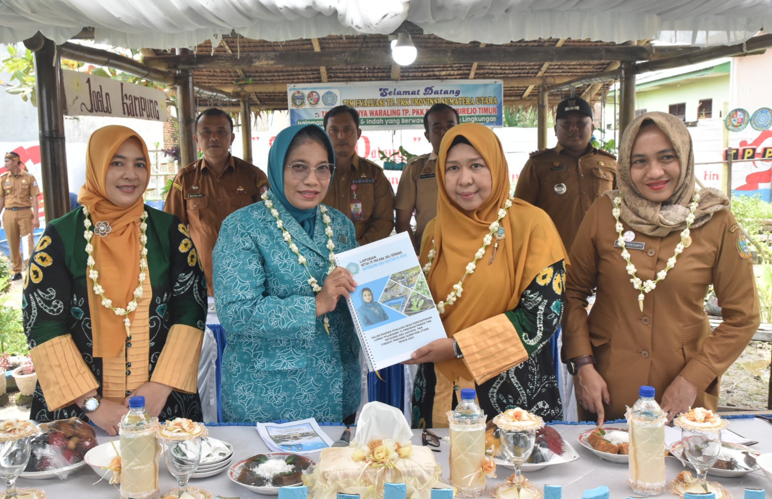 Desa Sambirejo Timur Wakili Deli Serdang Ikuti Lomba Desa Percontohan PKK Sumut