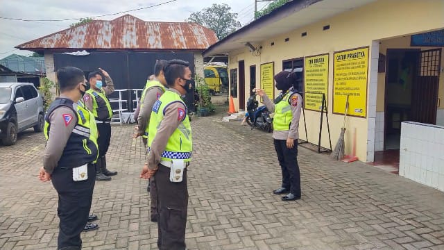 Polantas Polrestabes Medan Atur Jalur Wisata Medan-Berastagi