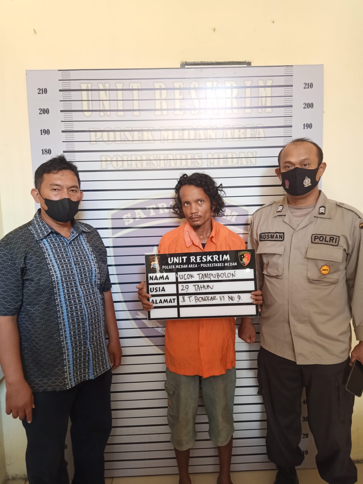 Reskrim Polsek Medan Area Sikat Pelaku Curat yang Viral di Medsos