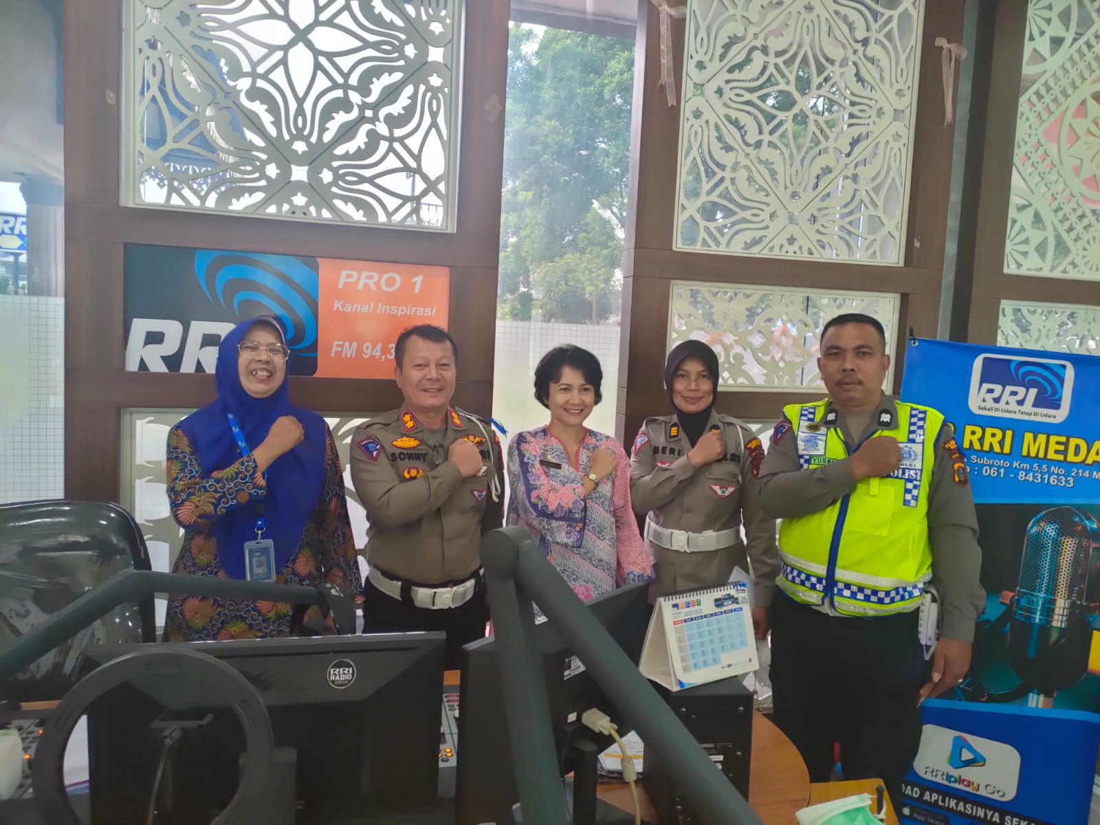 Satlantas Polrestabes Medan Hadiri Talkshow di RRI, Ini Pesan AKBP Sonny W Siregar