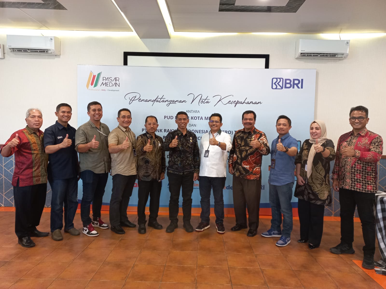 BRI-PUD Pasar Teken MoU, Siap Geber Penyediaan Digitalisasi di Pasar