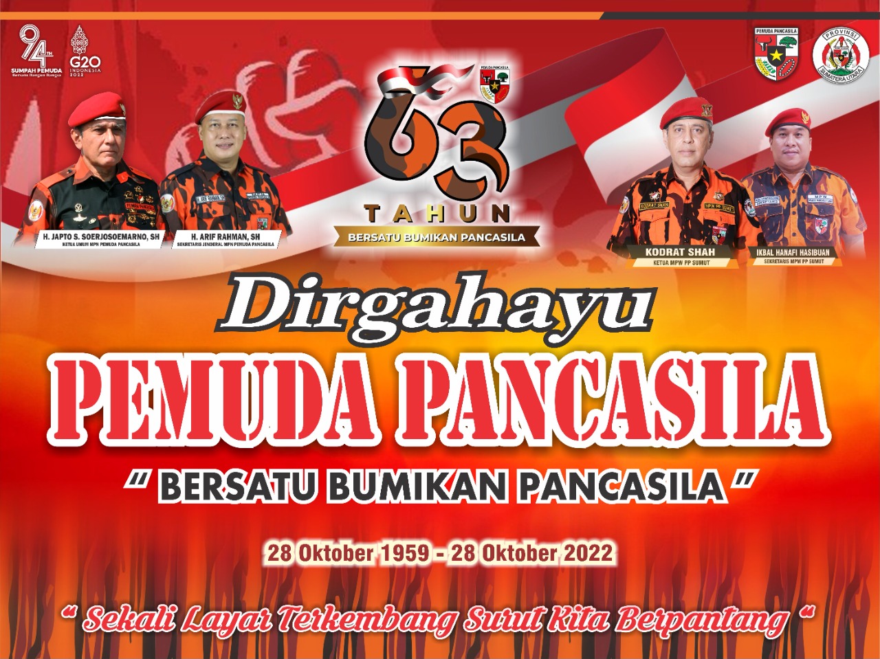 HUT Pemuda Pancasila ke 63 Tahun, MPW PP Sumut Gelar Baksos, Donor Darah dan Berbagai Perlombaan