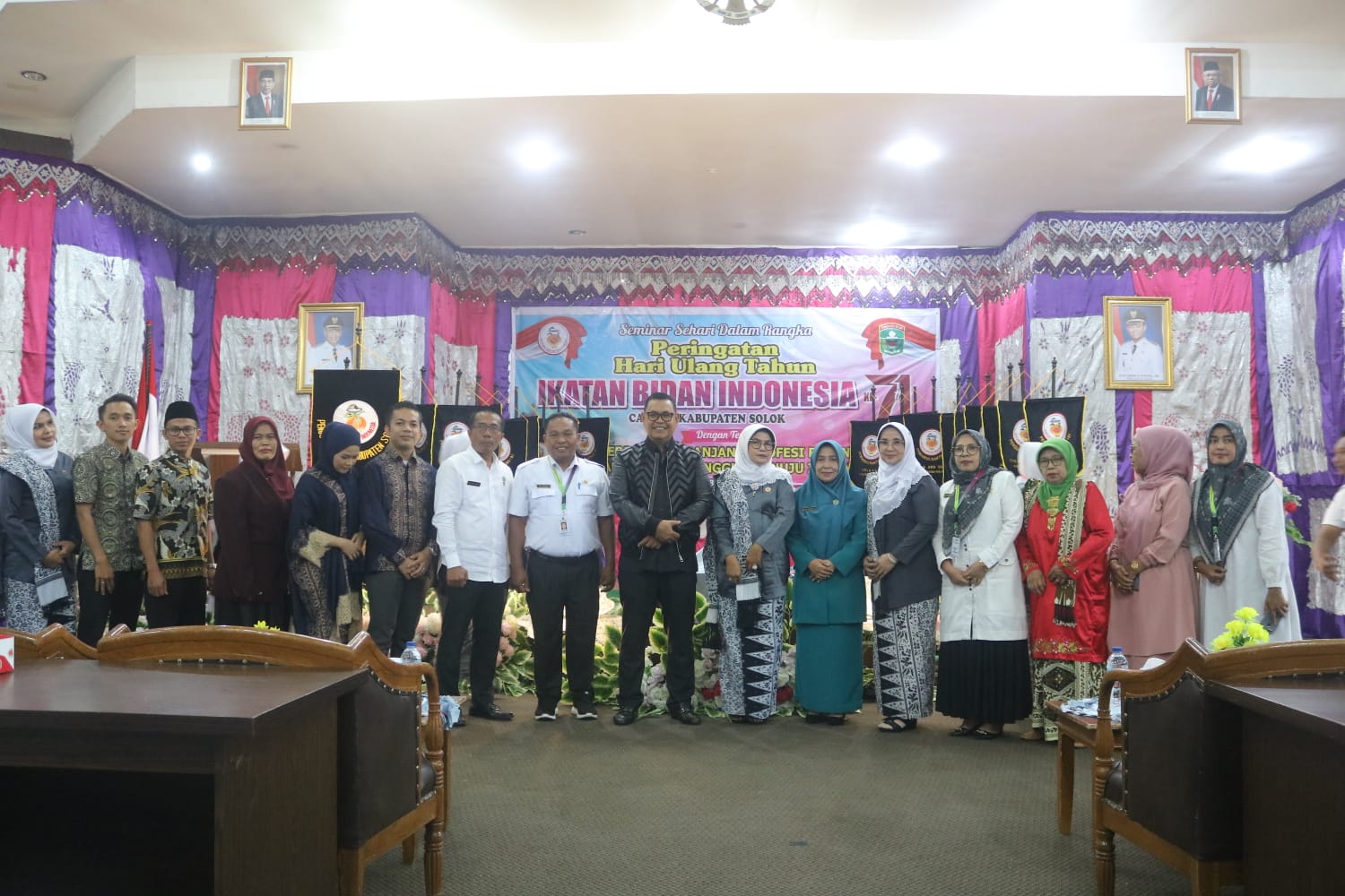 Hadiri HUT Ikatan Bidan Indonesia (IBI) ke 71 Cabang Kabupaten Solok, Ini Kata Bupati Solok Capt. H. Epyardi