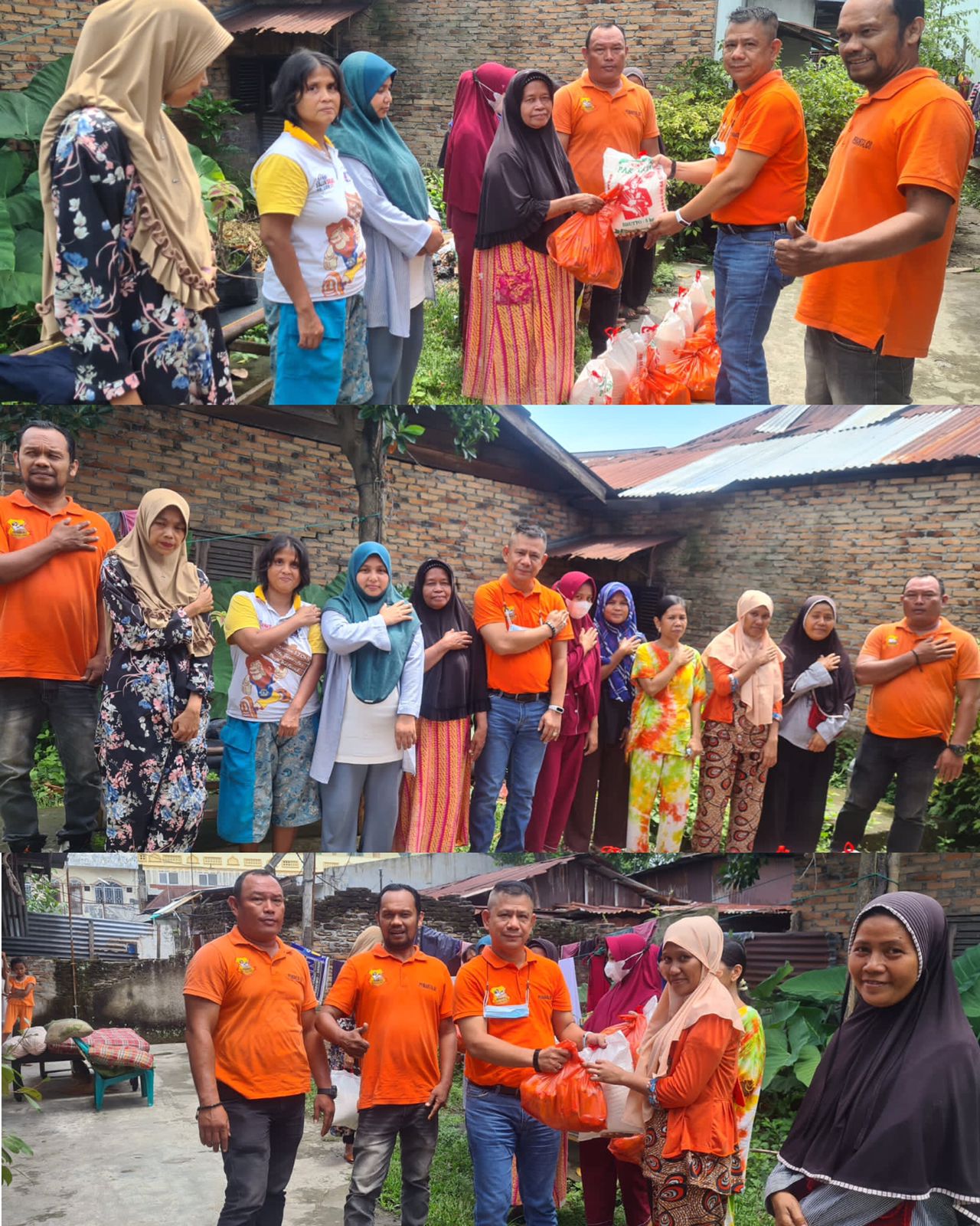 Jumat Barokah, Ketua Pewarta Berbagi Sembako di Kota Medan