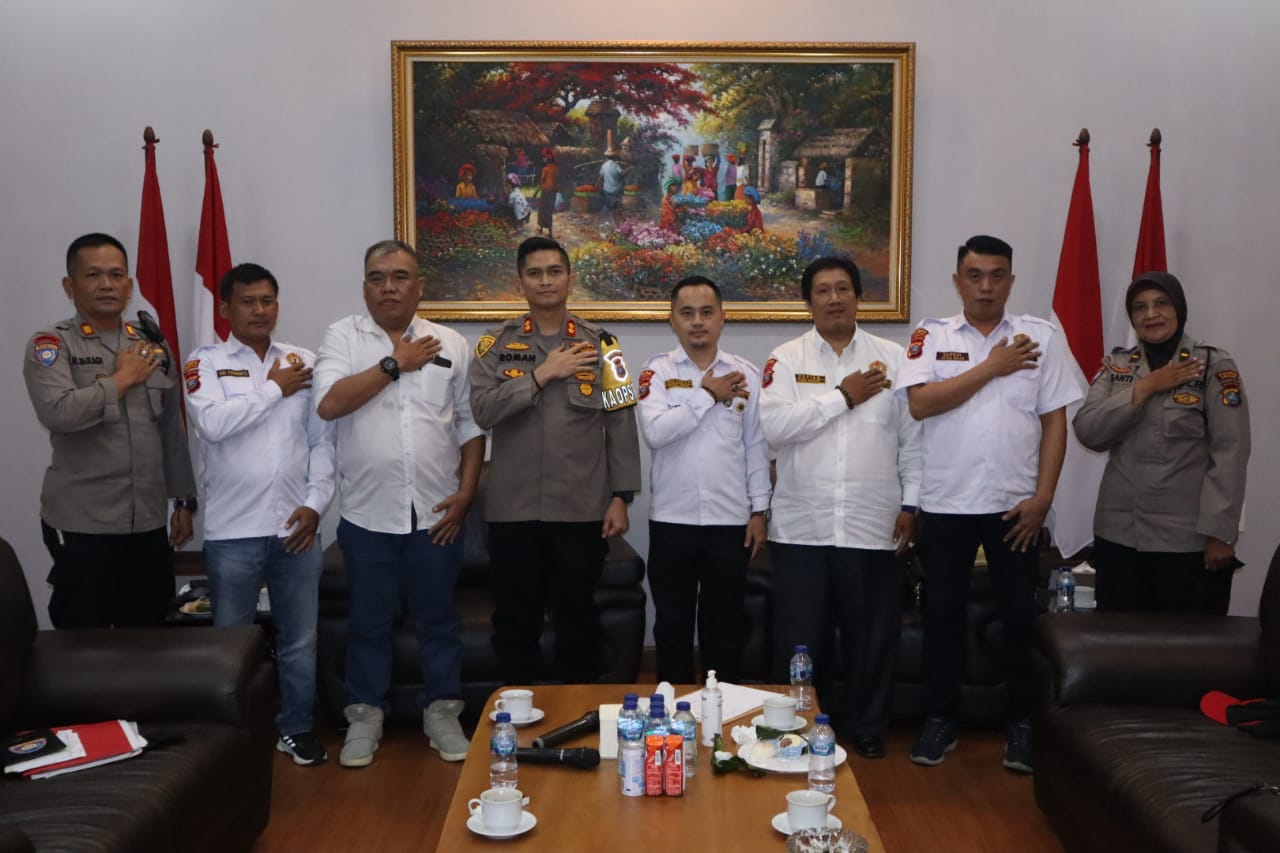 Pokdarkamtibmas Bhayangkara Sumut Audiensi Ke Polres Asahan