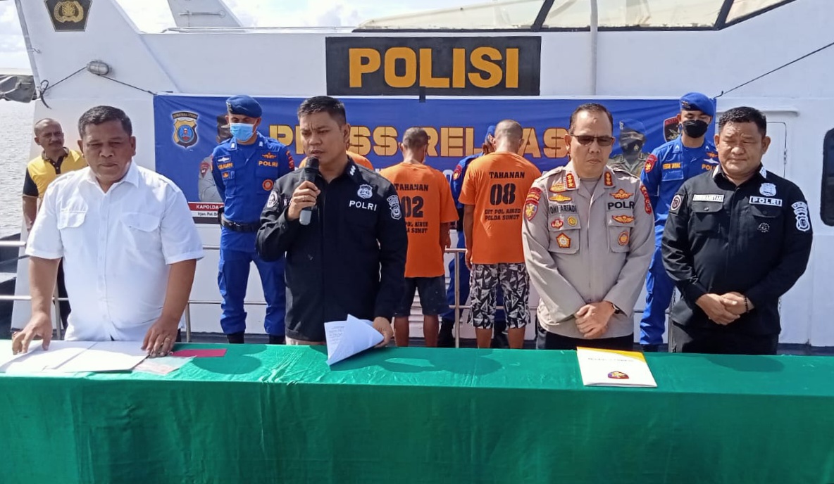 Ditpolair Polda Sumut Amankan Perompak Laut yang Menggunakan Senjata Airsofgun