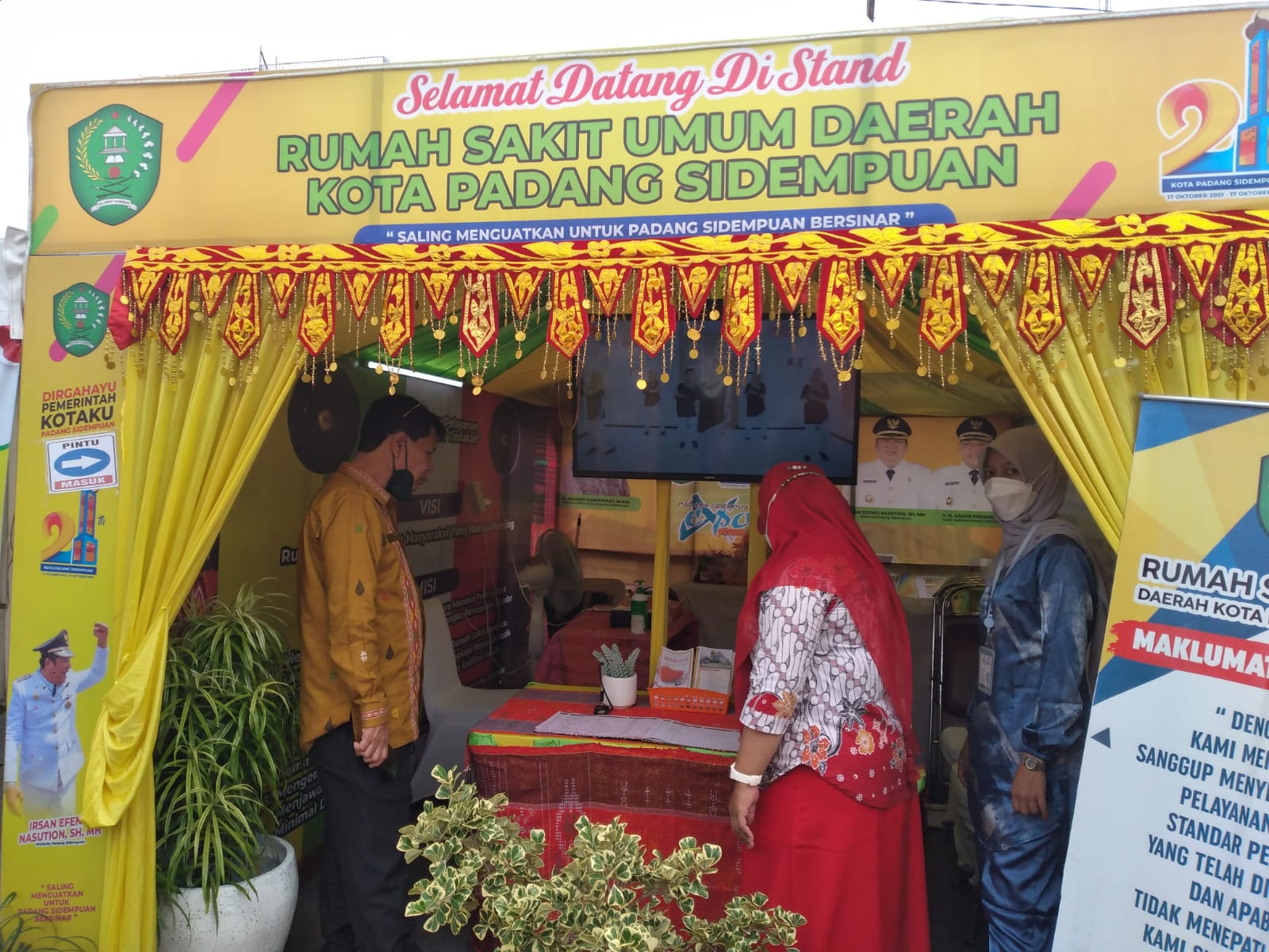 Sidempuan EXPO 2022 : Stand RSUD Kota P.Sidempuan di Serbu Masyarakat 