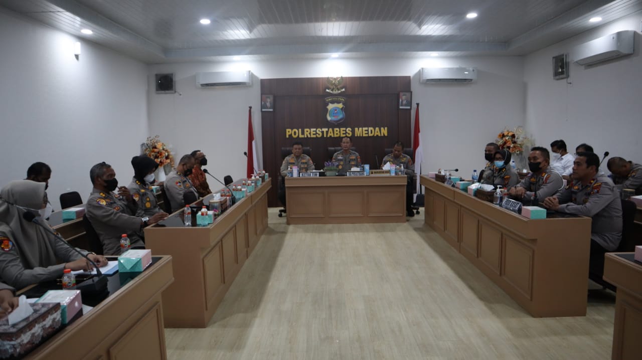 Penelitian Strategi Penanganan Dumas, Tim Puslitbang Polri Kunjungi Polrestabes Medan