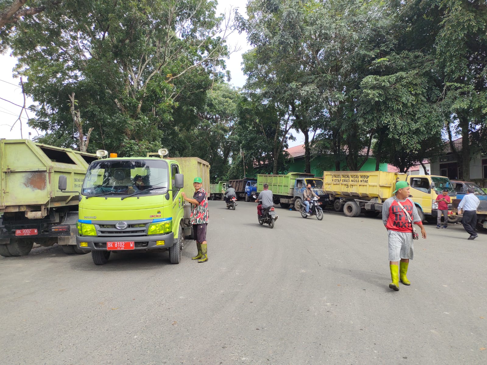 Uang Minyak Tak Dibayar, Sopir Truk Sampah Mogok, Sampah Kotori Kota Pematang Siantar