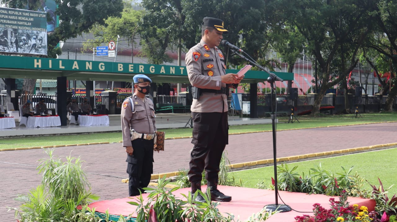 Pimpin Apel Persiapan Pengamanan Pertemuan IMTGT - GCMC Meating ke - 5 2022, Ini Kata Kabag Ops Polrestabes Medan 