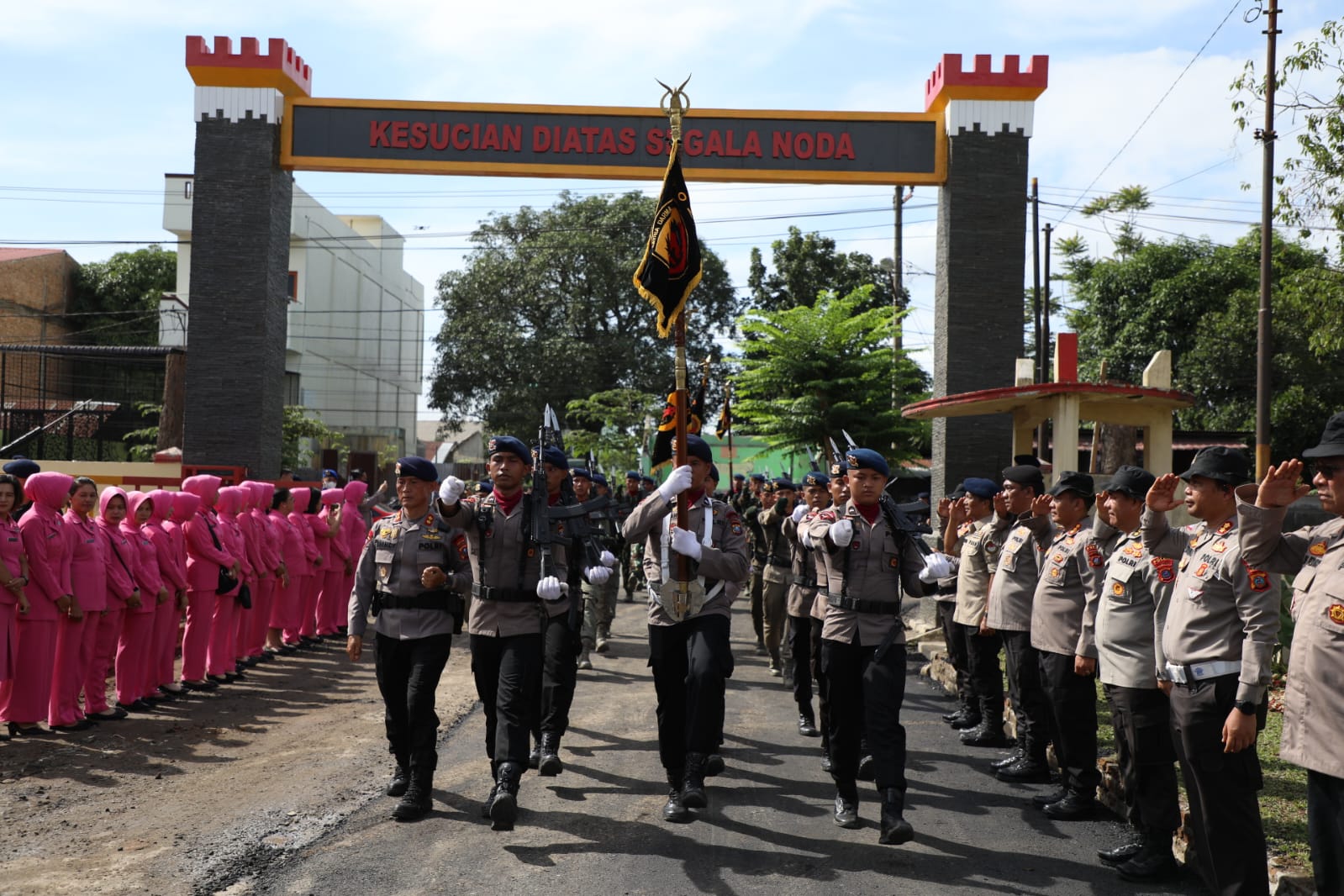 Pasukan Brimob Longmarch Pataka, Mako Brimob Resmi Berpindah ke Jalan Bhayangkara