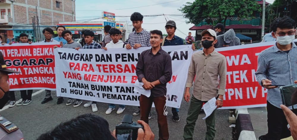Mahasiswa Minta Polisi Tangkap Mafia Tanah di Siantar 