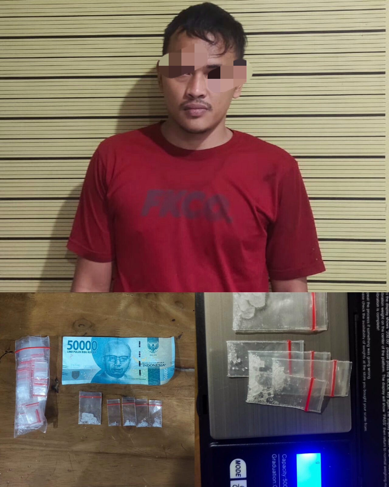 GKN di Desa Marindal II Patumbak, Seorang Pengedar Sabu Ditangkap Polisi Medan