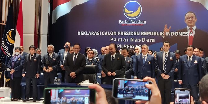 Sah, Partai Nasdem Resmi Usung Anies Baswedan Capres 2024