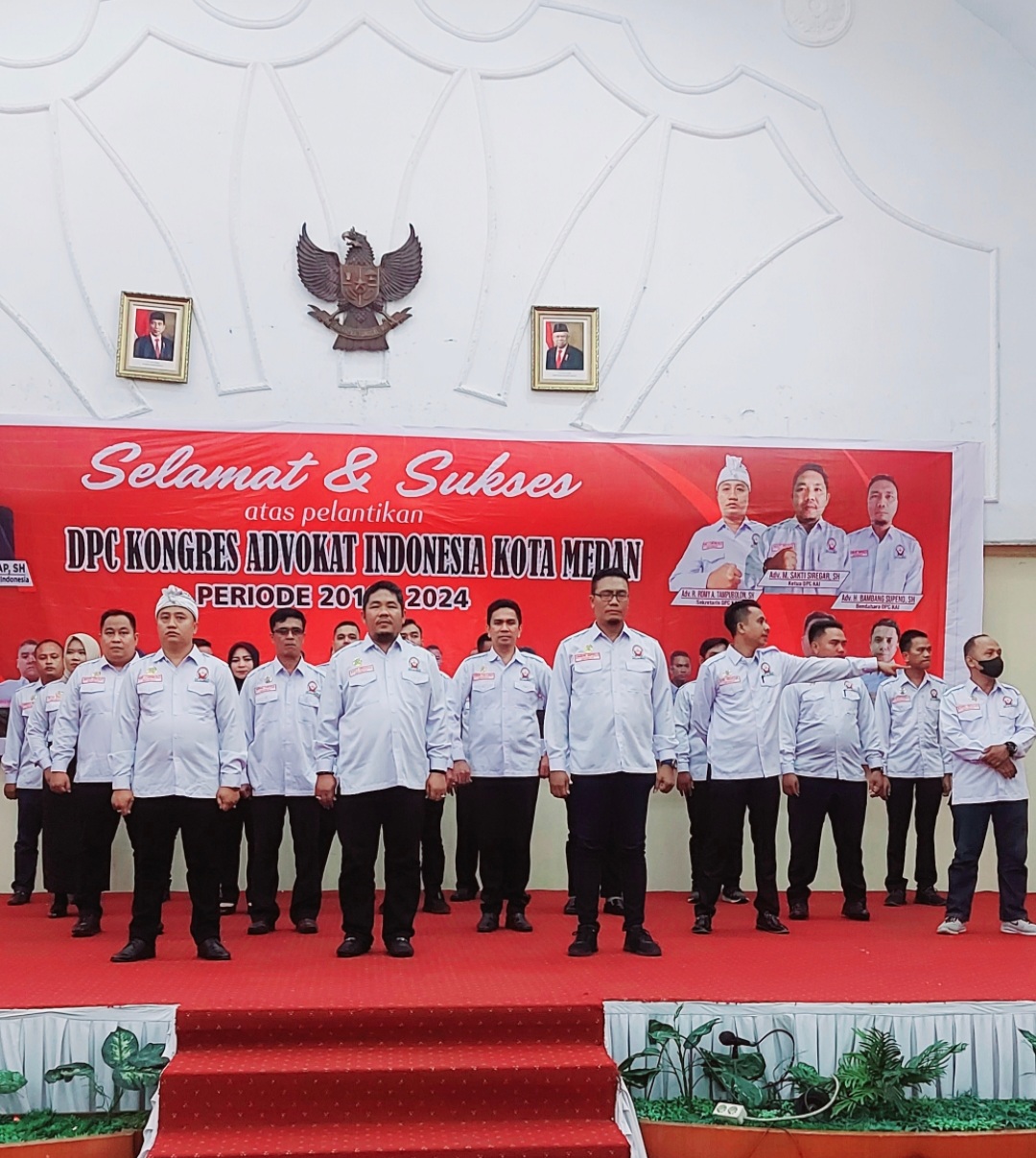 DPC KAI Medan Dikukuhkan M Sakti Siregar Didaulat Jadi Ketua, Ini Pesan Borkat SH