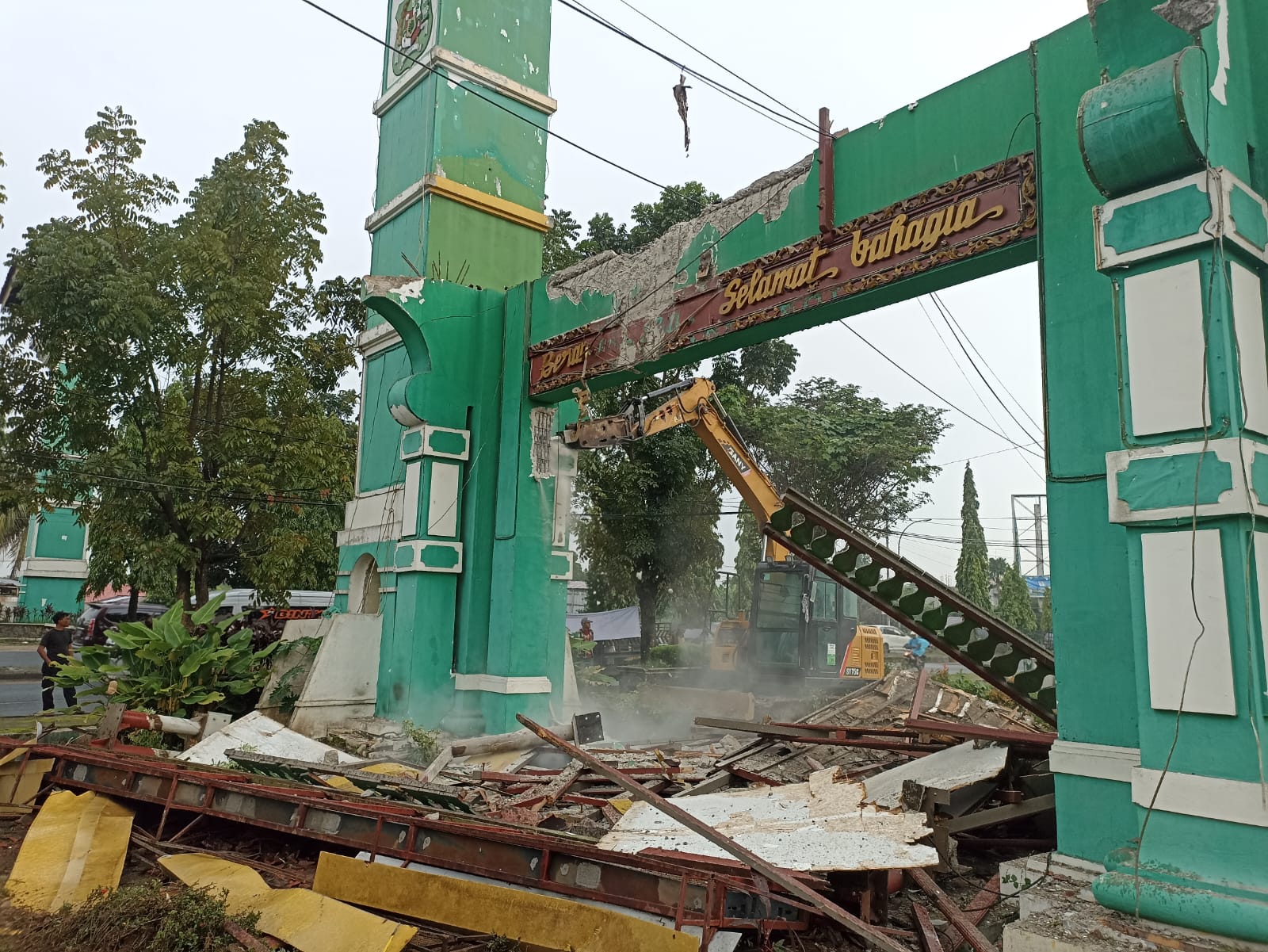 Desain Renovasi Gapura Kota Medan Tampilkan Model Kekinian dan Ikon Melayu