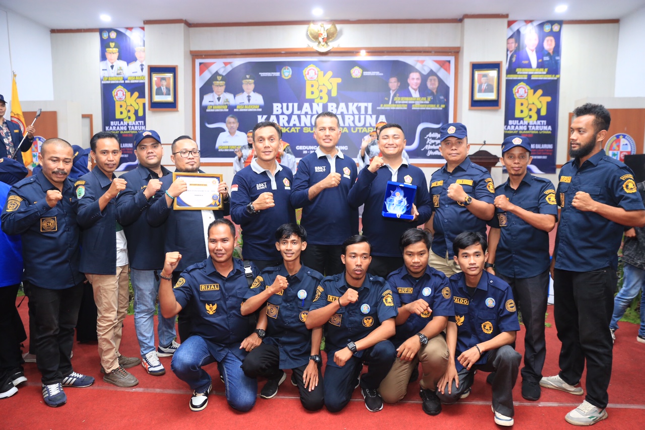 Bulan Bakti Karang Taruna Sumut,  Musa Rajekshah Ajak Pemuda Produktif dan Kreatif