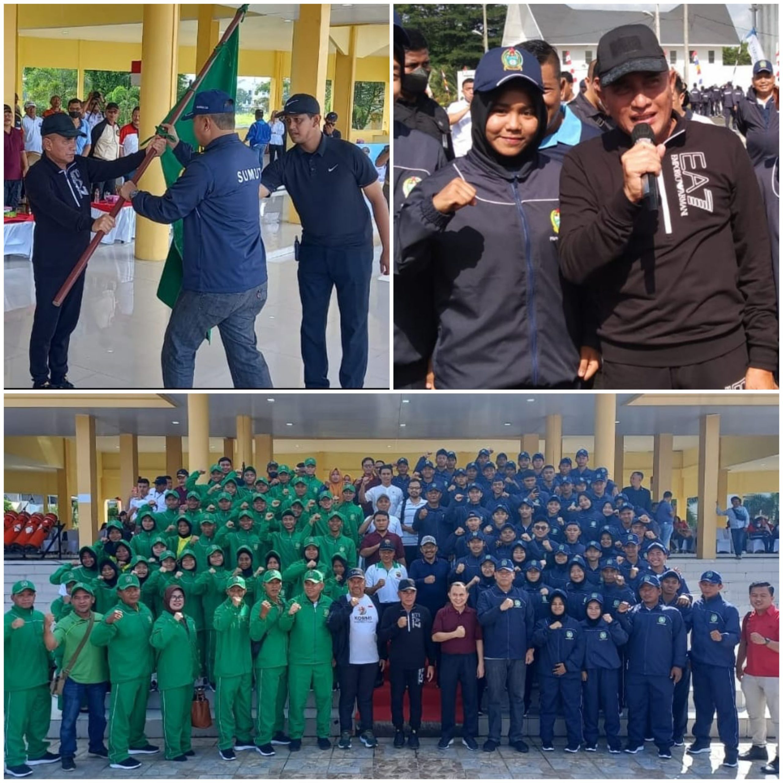 Gubernur Sumut Lepas Kontingen Atlit Pra Popnas dan Pospenas 2022, Petinju Wanita Nona : Kami Mohon Doa Masyarakat