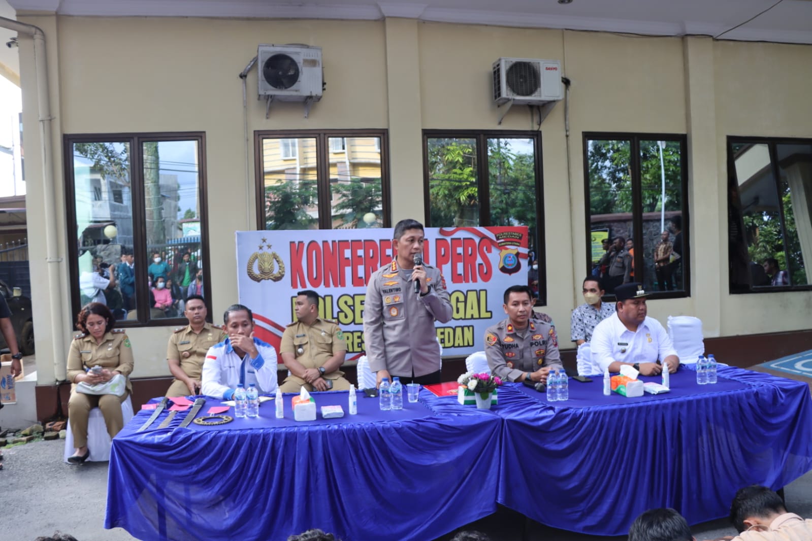 Kapolrestabes Medan Tegaskan Sanksi Lebih Berat Bila Aksi Geng Motor Terulang