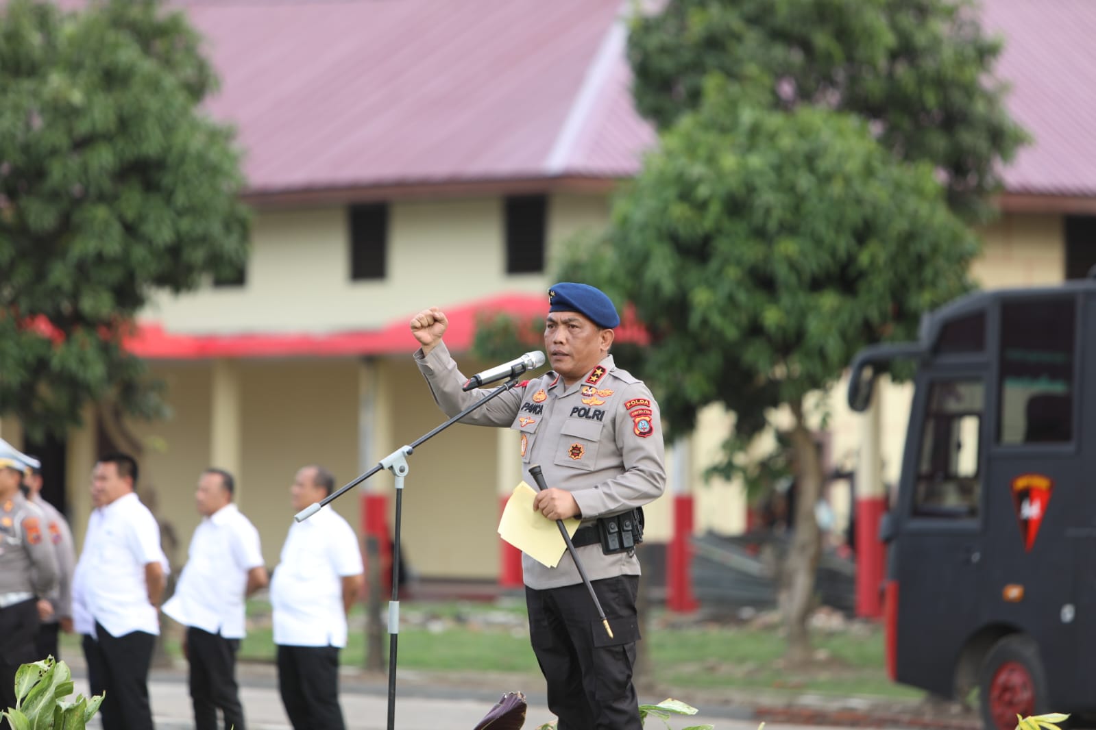 Kapolda Sumut Pimpin Upacara Pemberangkatan Satgas Operasi Puri Agung 2022 Pengamanan G20 BKO Polda Bali