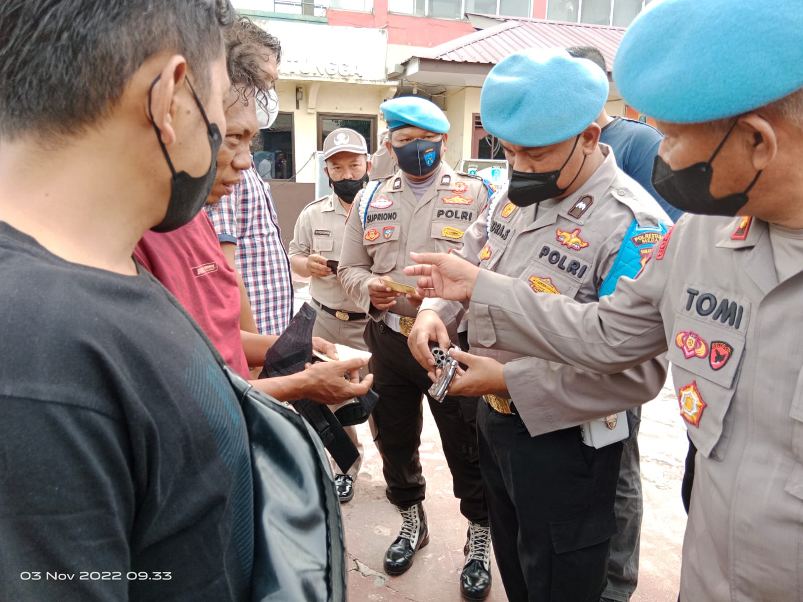 Propam Polrestabes Medan Operasi Disiplin di Polsek Percut Sei Tuan