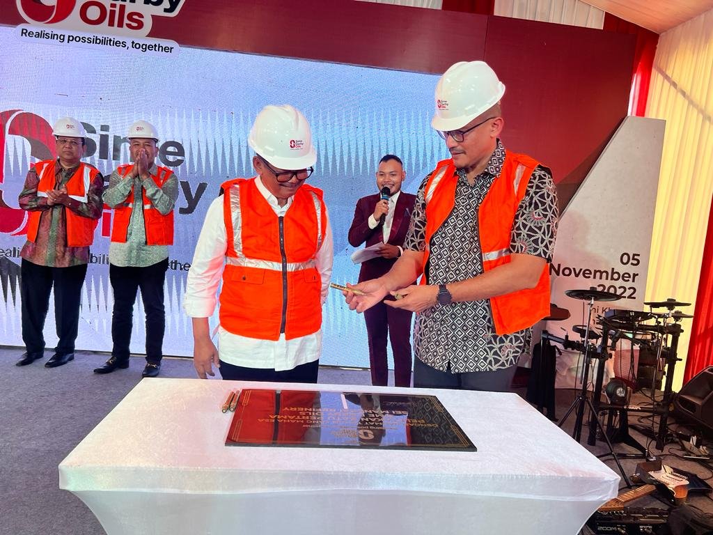 SIME DARBY OILS Refinery Minyak Rp 2 triliun (150 juta USD) Akan Dibangun dan Produksi Tahun 2024