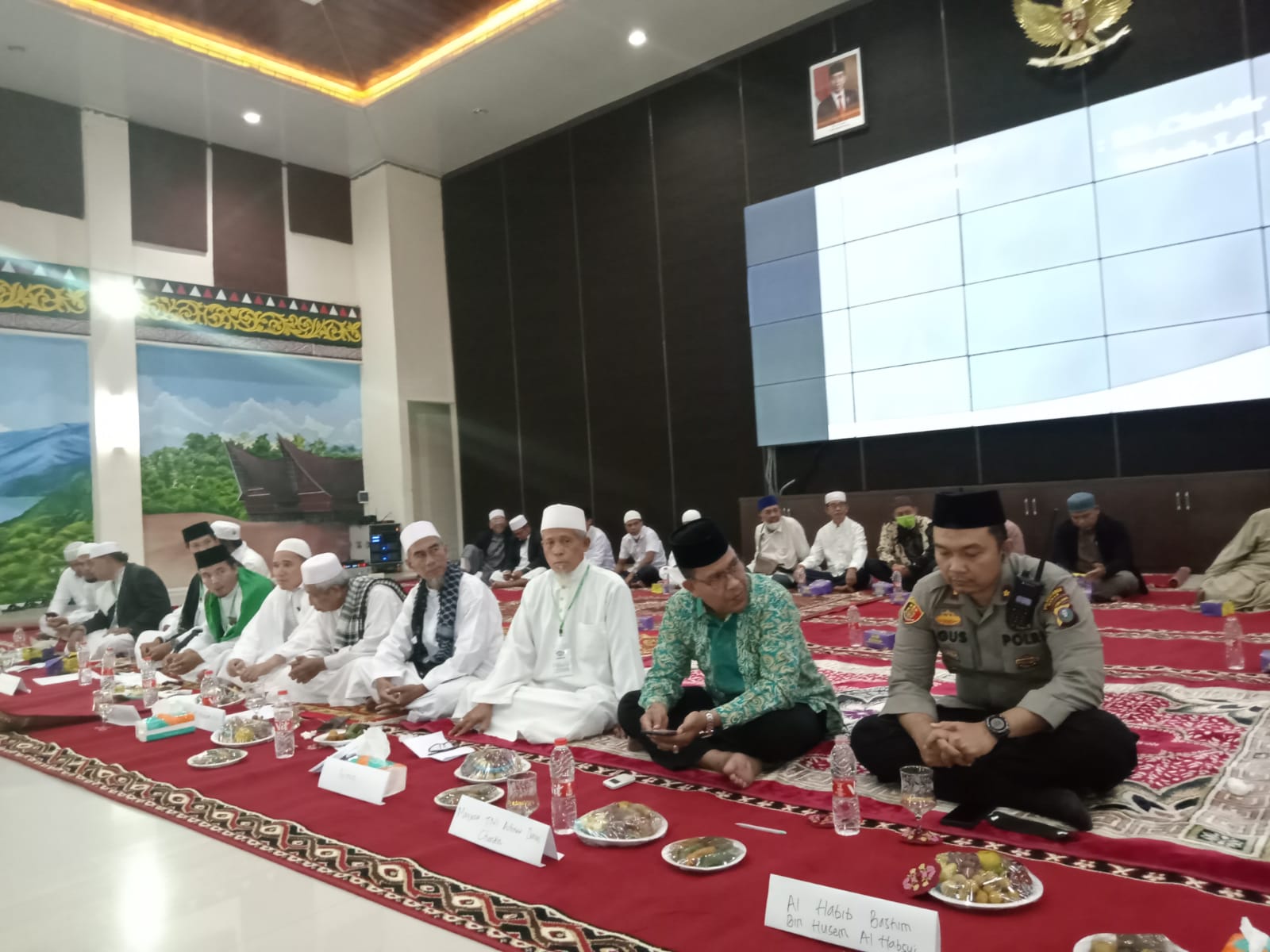 Kapolsek Percut Sei Tuan Hadiri Maulid Nabi Muhammad SAW Serta Tablig Akbar dan Zikir Bersama