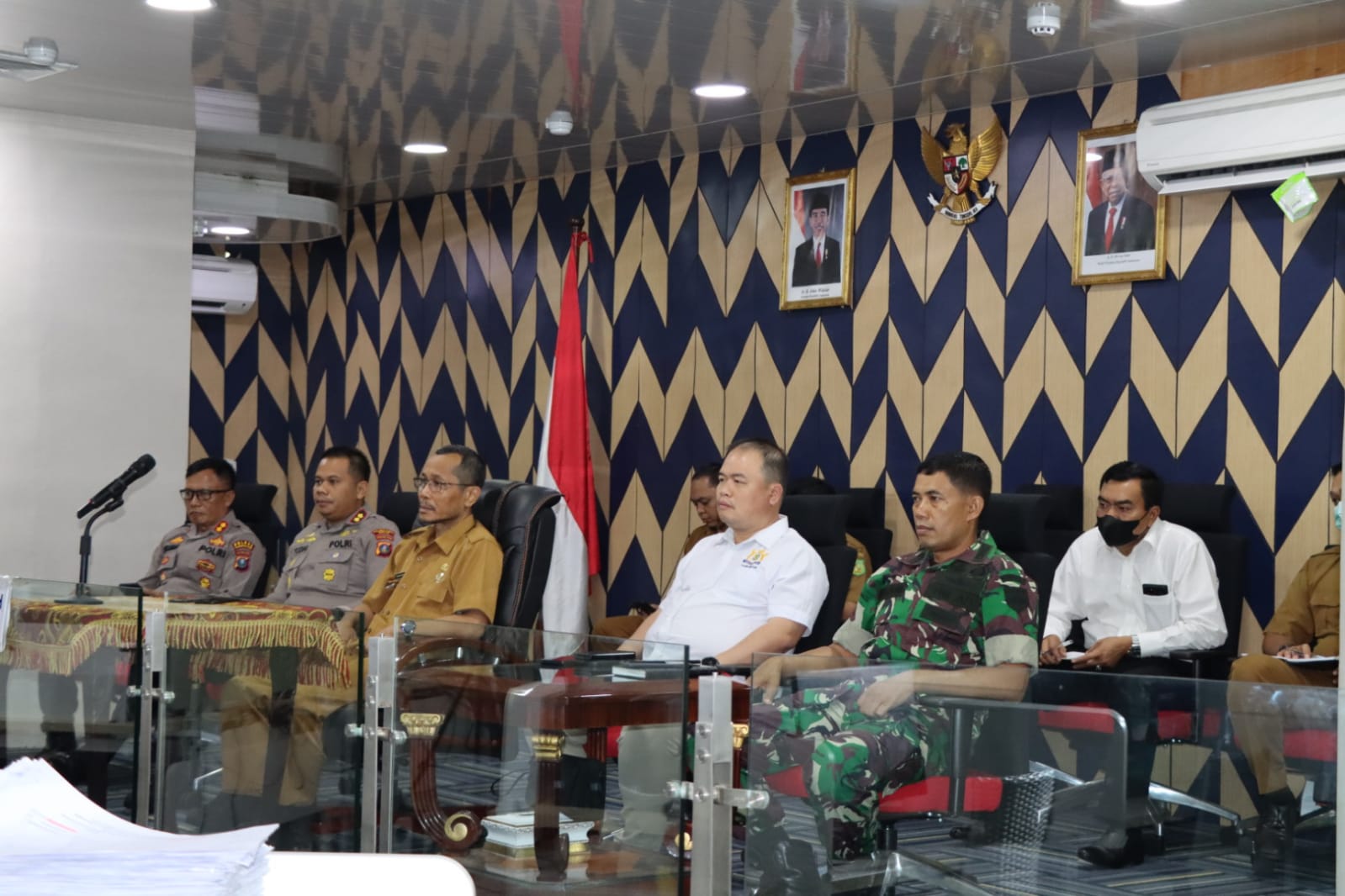 Wakapolrestabes Medan Hadiri Rakor Pengendalian Inflasi di Indonesia Secara Zoom