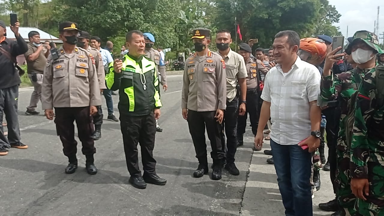 Dikawal Polisi, Pengamanan Lahan Aset Negara Bumi Perkemahan Sibolangit Berjalan Kondusif