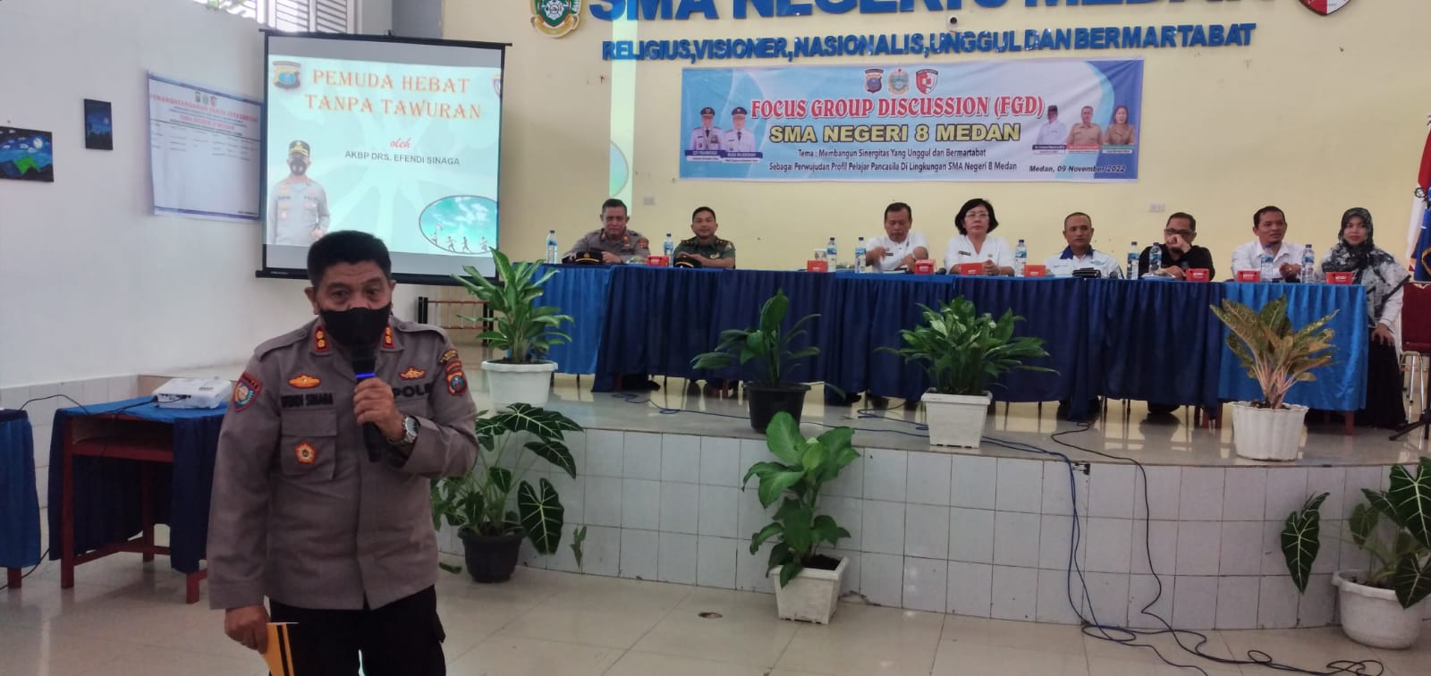 Kasat Binmas Polrestabes Medan Jadi Narsum di Focus Group Discussion