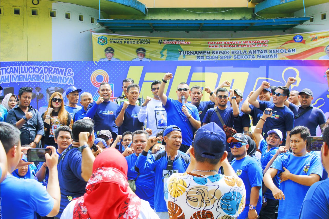 Ketua KNPI Medan : Jaga Kondusifitas Bangun Silahturahmi Antar Pemuda