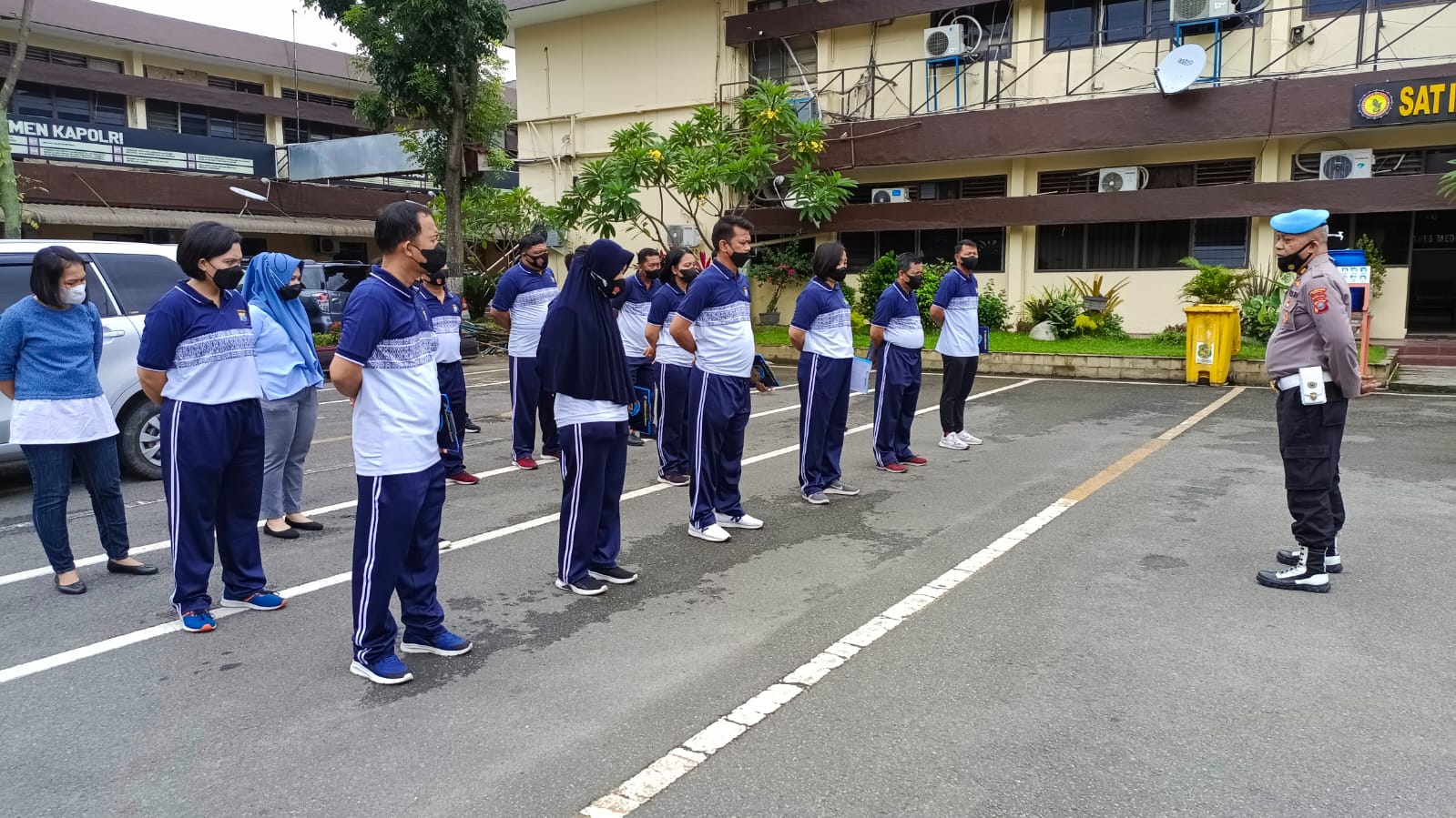 Kanit Provost Polrestabes Medan Pimpin Apel Siang, AKP Khaidir : Hindari Pelanggaran