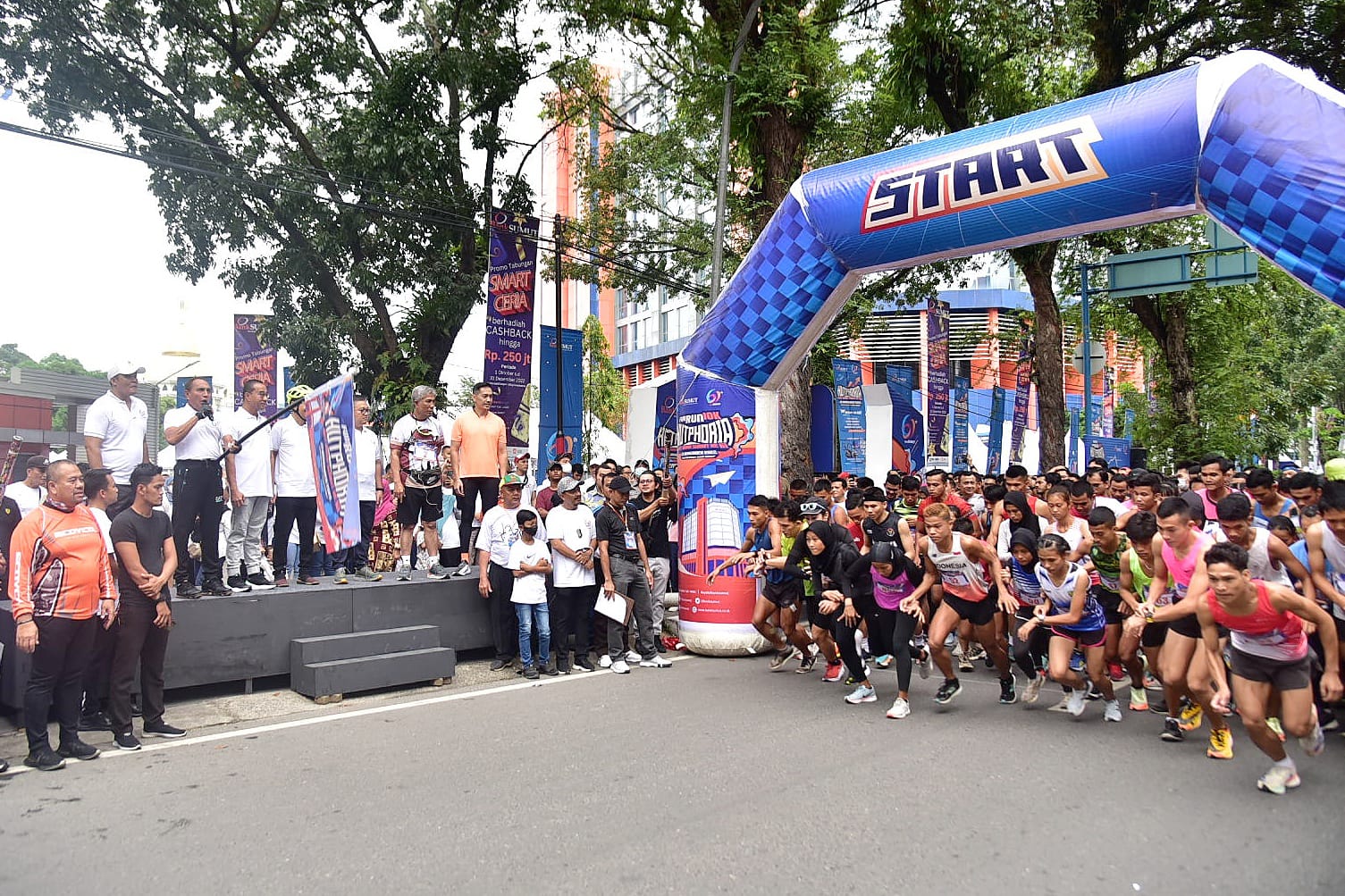 HUTPHORIA ke -61 Bank Sumut Dimeriahkan Ribuan Peserta