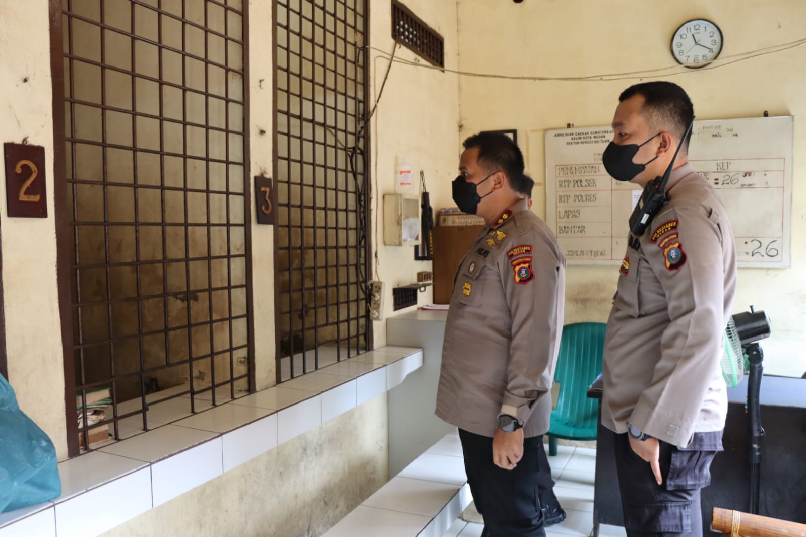 Wakapolrestabes Medan Tekankan Kepada Anggota Agar Waspada Terhadap Pengunjung Saat Besuk Tahanan