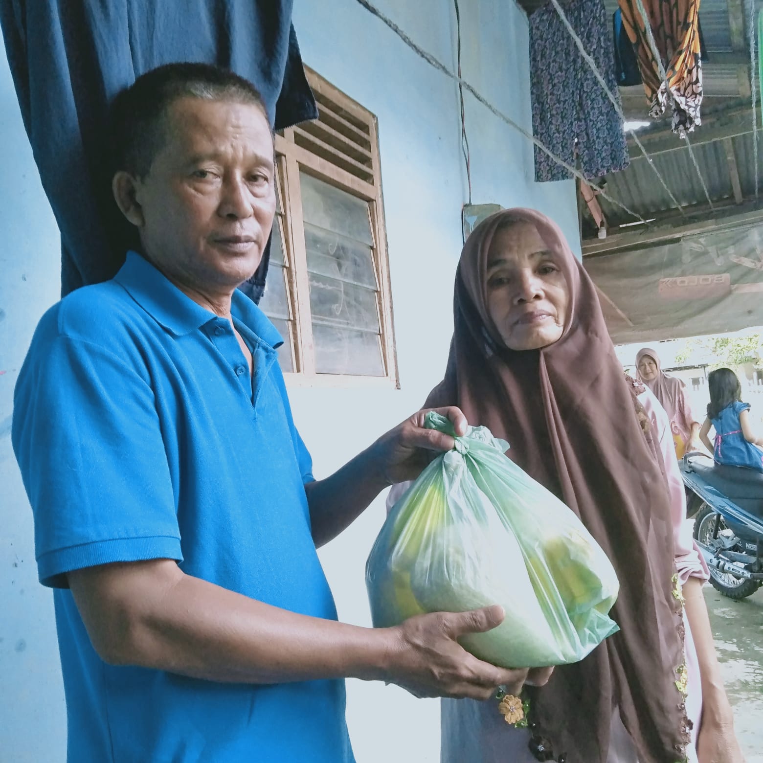 Jumat Barokah, Bakopam Sumut Bakti Sosial di Medan Maimun Bantu Korban Banjir