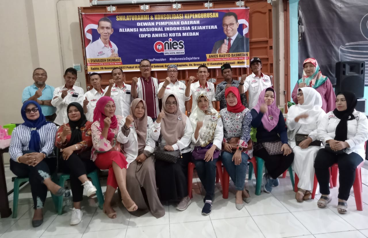 DPD Anies Kota Medan Gelar Silaturahmi dan Konsolidasi
