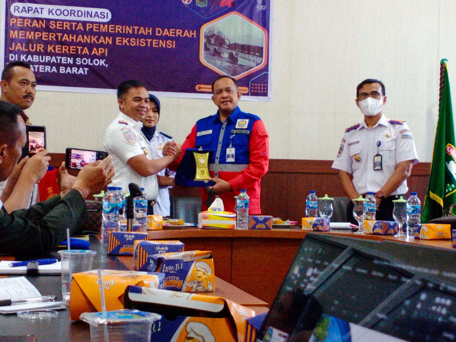 Pemkot Kabupaten Solok dan Pemerintah Daerah Melaksanakan Rakor Mempertahankan Eksistensi Jalur Kereta Api