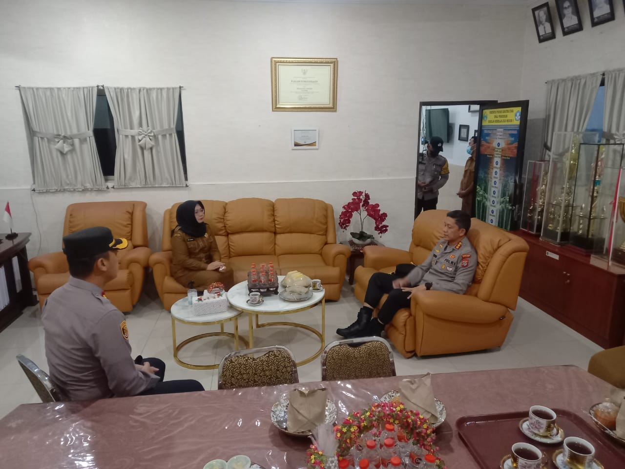 Berkunjung ke SMAN 1 Medan, Kapolrestabes Medan Sampaikan Ini